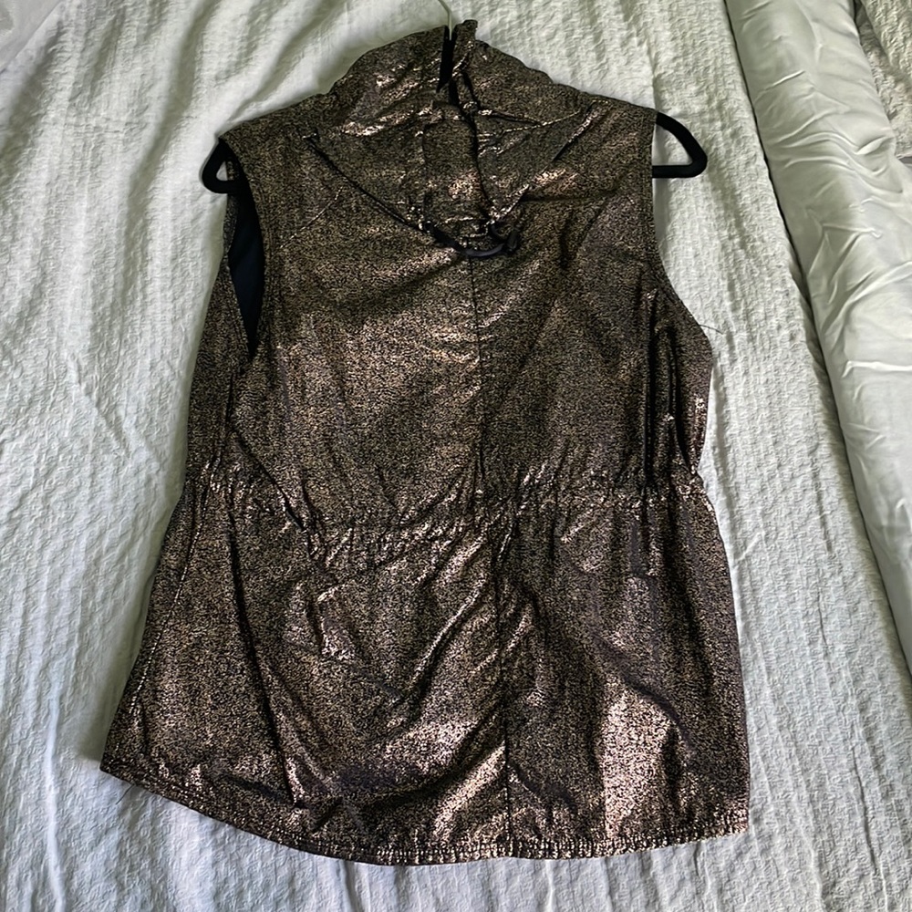 Sparkle Cinched Sleeveless Top